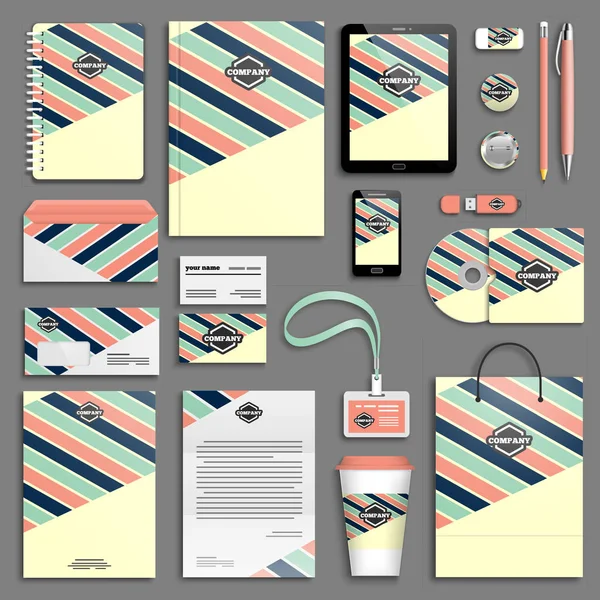 Huisstijl sjabloon set — Stockvector