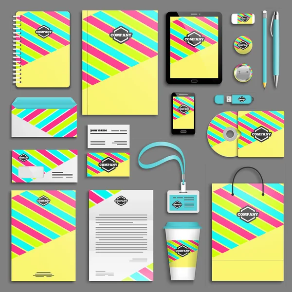 Kurumsal kimlik şablon seti