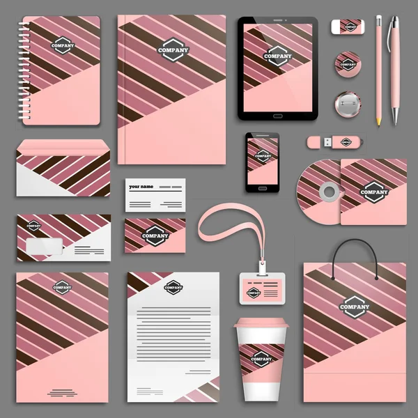 Huisstijl sjabloon set — Stockvector