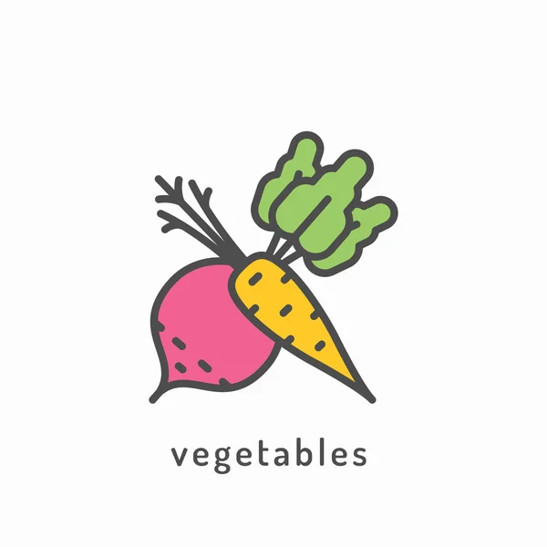 Icono de dieta saludable — Vector de stock