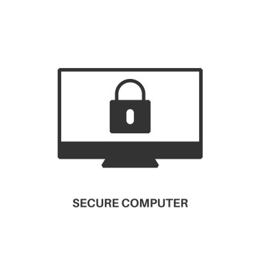 Güvenli bilgisayar kutsal kişilerin resmi