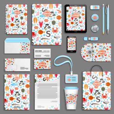 Kurumsal kimlik şablon seti