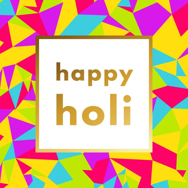 Happy Holi festival illustrazione . — Vettoriale Stock