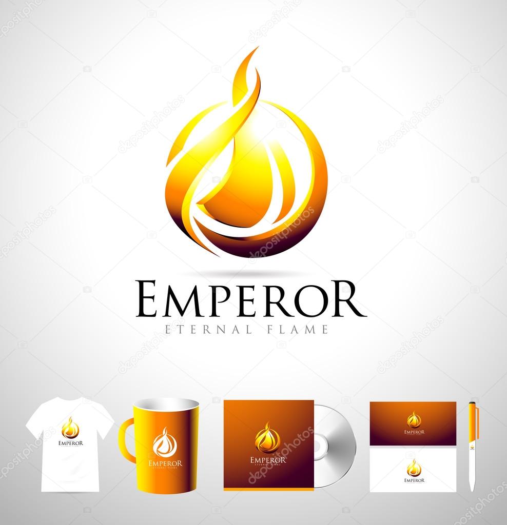 Flame Logo, Fire Logo, Fire Vector