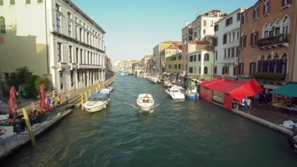 Venedig Italien 29 okt 2016: venedig 4k. Grand Canal in Venedig. — Stockvideo