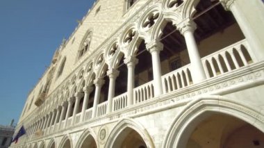 Venedik İtalya 29 Ekim 2016: Venedik 4k. Venedik'te San Marco Meydanı.