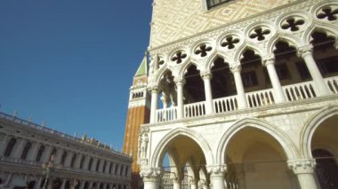 Venedik İtalya 29 Ekim 2016: Venedik 4k. Venedik'te San Marco Meydanı.