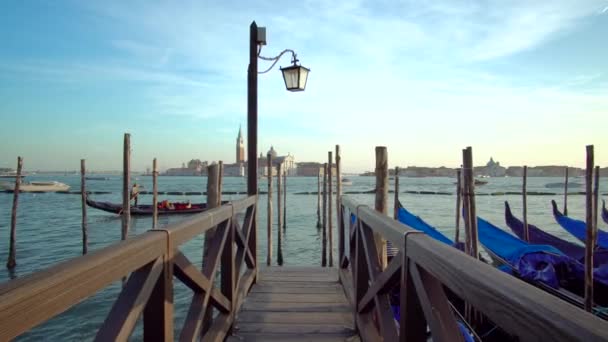 Venedig Italien 29 okt 2016: venedig 4k. Grand Canal in Venedig. — Stockvideo