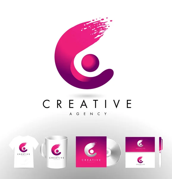 Conception créative de logo de points — Image vectorielle
