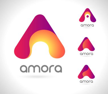 Harf A Logo. Kurumsal harf A