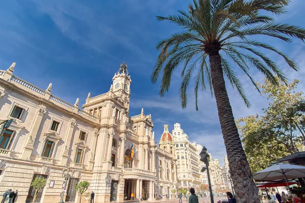 Ayuntamiento de Valencia España — Foto de Stock