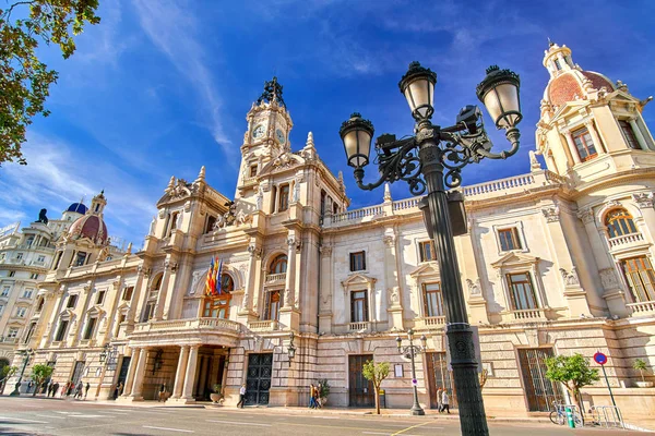 Ayuntamiento de Valencia España — Foto de Stock