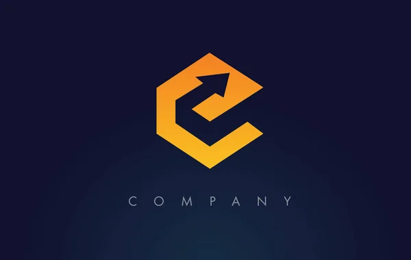 E Logo.E Вектор оформления букв — стоковый вектор