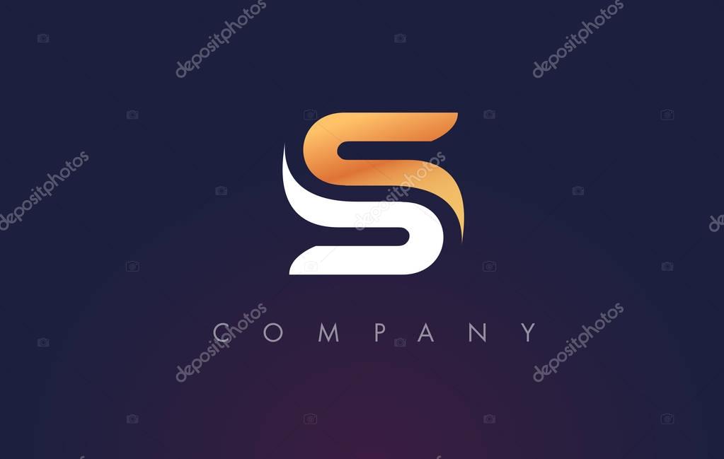 S Logo.S Letter Icon Design Vector Illustration.