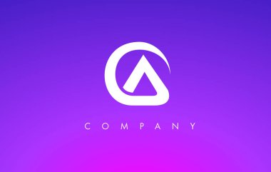 Bir Logo. Bir mektup simge tasarlamak vektör