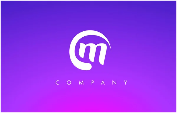 M Logo. M Carta Icono Diseño Vector — Vector de stock
