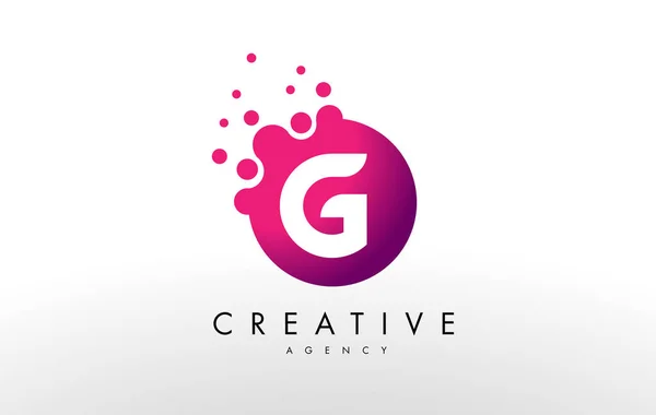 Lettre G Logo. G vecteur de conception de lettre — Image vectorielle