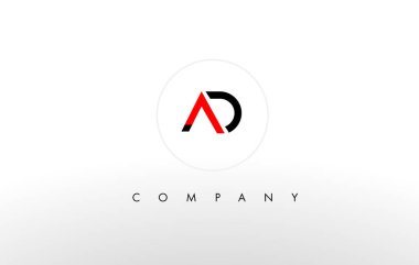 Reklam Logo. D harfi tasarlamak vektör