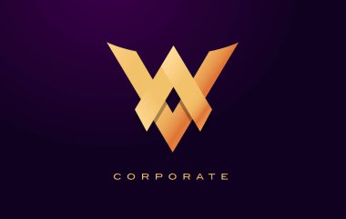 Harf V Logo. V harfi tasarlamak vektör