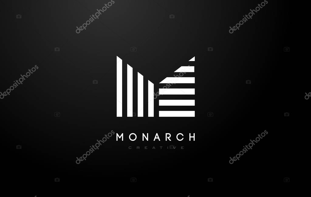 M Logo.M Letter Icon Design Vector Illustration.