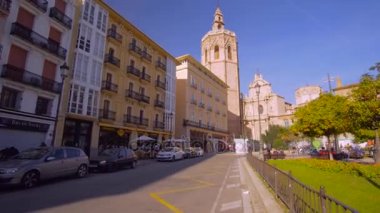 Valencia İspanya şehir merkezi kilise ayrıntıları