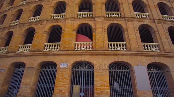 Βαλένθια Ισπανία αρένα ταυρομαχιών Plaa de Bous — Αρχείο Βίντεο