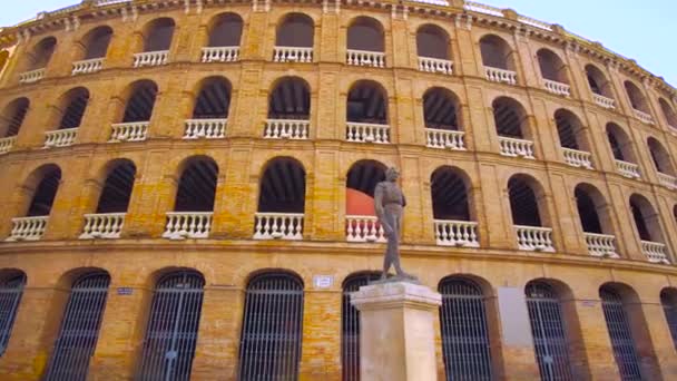 Βαλένθια Ισπανία αρένα ταυρομαχιών Plaa de Bous — Αρχείο Βίντεο