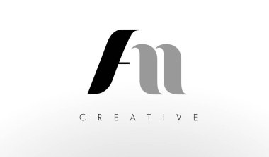 N harfi Logo tasarımı. Yaratıcı bir harf simgesi 