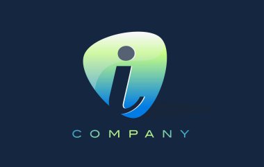 Ben Logo mektubu. Oval şekil Modern tasarım