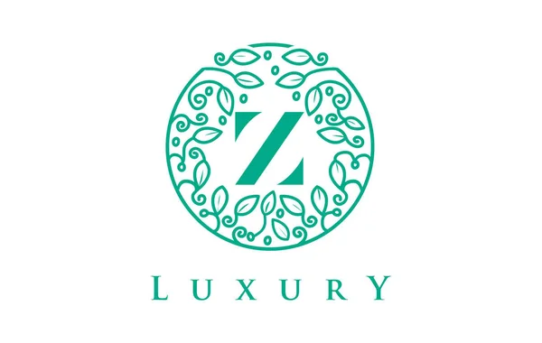 Logotipo de la letra Z Logotipo de cosméticos de lujo. — Archivo Imágenes Vectoriales