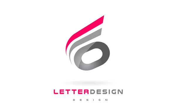 O Schriftzug Logo Design. futuristisches modernes Schriftzug-Konzept. — Stockvektor