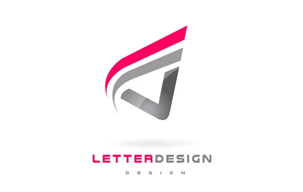 V Carta Logo Diseño. Concepto futurista moderno de letras . — Archivo Imágenes Vectoriales