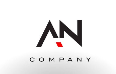 Bir Logo. Mektup tasarlamak vektör.