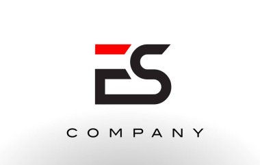 FS Logo. Mektup tasarlamak vektör.