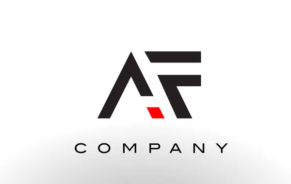 AF Logo. Dopis Design vektor. — Stockový vektor