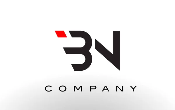 Logo BN. Carta Design Vector . —  Vetores de Stock