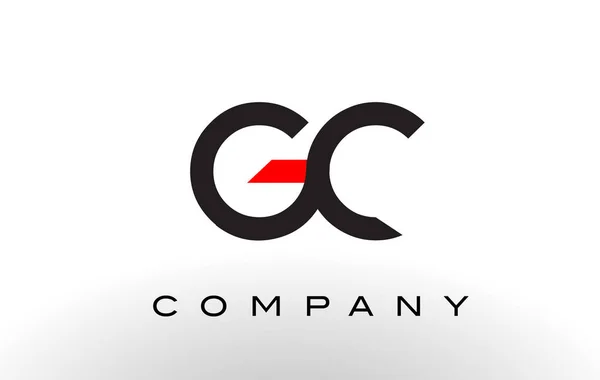 GC Logo. Dopis Design vektor. — Stockový vektor