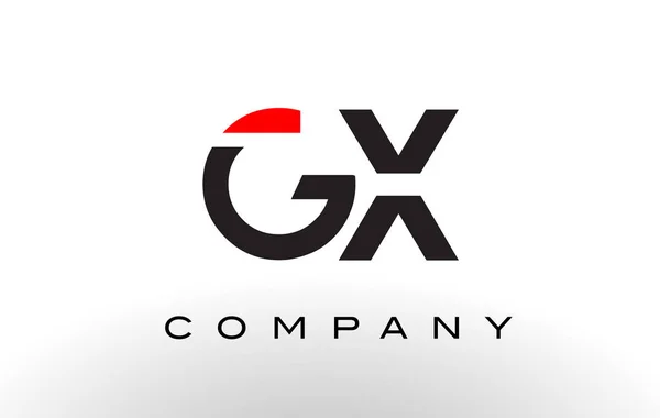 GX Logo.  Letter Design Vector. — Stock Vector