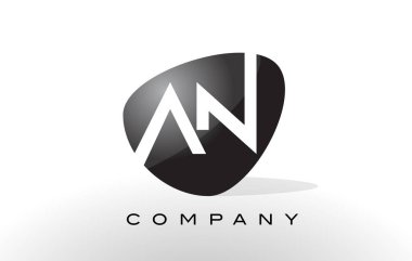 Bir Logo. Mektup tasarlamak vektör.