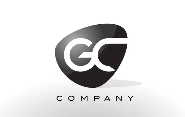 Logo GC. Vector de diseño de letras . — Vector de stock