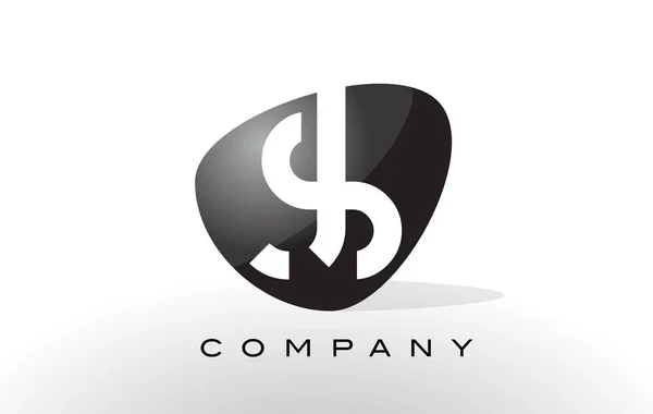 Logo JS. Carta Design Vector . —  Vetores de Stock