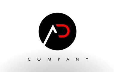 Reklam Logo. Mektup tasarlamak vektör.