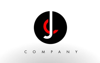 JC Logo. Mektup tasarlamak vektör.