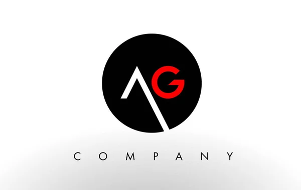 AG Logo. Pismo projekt wektor. — Wektor stockowy