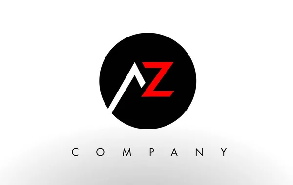 Logotipo AZ. Carta Design Vector . — Vetor de Stock