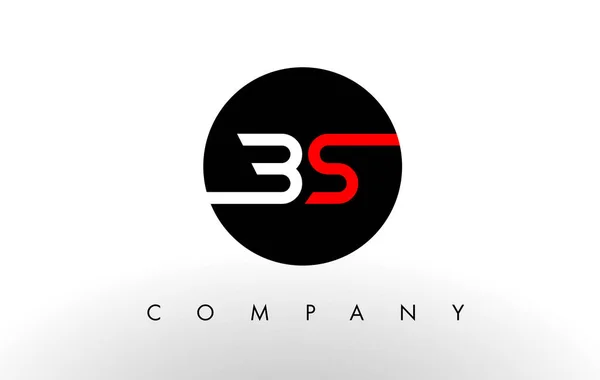 Logo BS. Lettre Design vecteur . — Image vectorielle