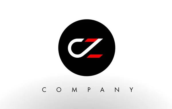 Cz Logo. Dopis Design vektor. — Stockový vektor