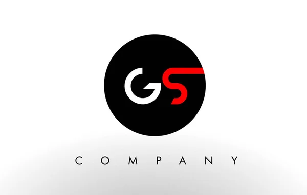 GS Logo.  Letter Design Vector. — Stock Vector