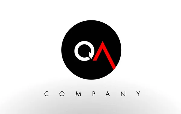 QA Logo.  Letter Design Vector. — Stock Vector