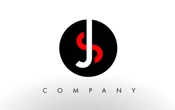 Logo de SJ. Vector de diseño de letras . — Vector de stock